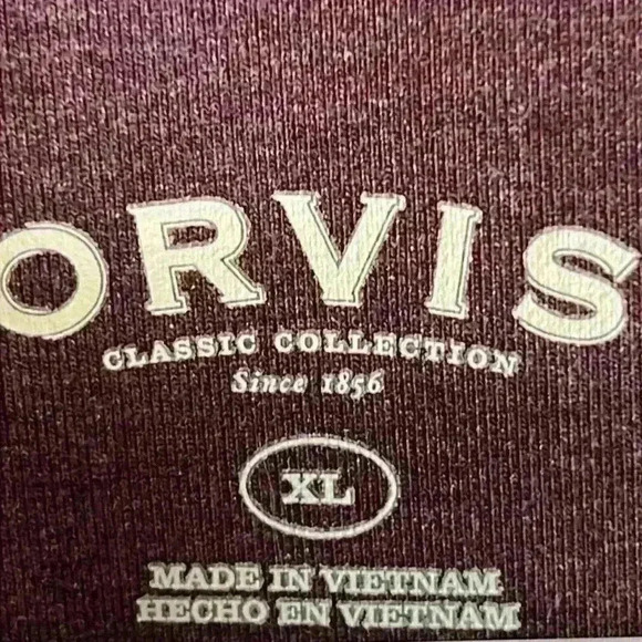 Orvis Men's Sweater Shirt Size XL Very Soft Rayon Blend - Picture 2 of 7